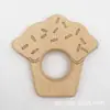 Suministro directo de fábrica palo para morder dientes de bebé Madera de haya diente calmar forma de animal palo para morder dientes morder música