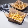 Cesta creativa de hierro estilo europeo para snacks y papas fritas, mini cesta frita, cesta para postres, pollo frito, pan, almacenamiento