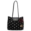 Bolso tote de lunares de nicho estilo coreano Otoño 2026, versátil para el uso diario, bolso de hombro casual, bolso tote retro elegante