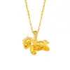 Colar de Prata 925 Esterlina para Mulheres, Luxo Leve e Sensação de Alta Qualidade, Corrente para Clavícula do Ano Zodiacal, Pingente de Cavalo Estilo Ins