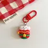 Chaveiro de Resina de Natal Desenho Animado Fofo Pingente para Mochila Pequeno Presente de Natal Charme Criativo para Bolsa de Estudante