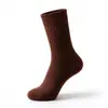 Calcetines TK 100% Lana para Hombre Duraderos Sin Apretar de Media Pantorrilla Cálidos Anti-pilling Para Casa Venta al por Mayor