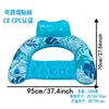 Fábrica de Origem Cadeira de Sol Inflável de PVC para Água Fábrica de Espreguiçadeira Inflável Personalizável