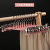 Cabide de plástico para calças clipe de metal para calças antiderrapante espesso para roupas molhadas e secas cabide de calças para loja de roupas cabide de clipe sem costura para calças jk