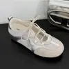 Zapatillas Mary Jane huecas que aumentan la altura 6 cm, Nuevos Zapatos Casuales Estilo Ballet Retro Verano 2026 para Uso al Aire Libre