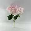 Hortensia Simulada Sensación Hidratante Adornos para el Hogar Sala de Estar Decoración de Mesa Flor Artificial Hortensia Verde Exquisita Retro Festivo