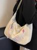 2025 Nova Bolsa Tote Casual Simples Estilo Coreano Estudante Aula Deslocamento Styline Preguiçosa Bolsa Mensageiro para Mulheres