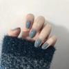 Uñas de Manicura Usables para la Cabeza Europeas y Americanas, Colección Multicolor de Uñas Postizas, Parches de Uñas Acabados de Color Puro con Cabeza Cuadrada