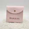 Nueva Bolsa Rosa de PU con Tapa abatible y Cierre a presión con Múltiples Especificaciones para Pulseras, Collares, Anillos, Bolsas para Joyería, Amuletos de Buda y Bolsas de Empaque para Joyería de Plata