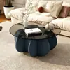 Mesa de centro de vidro, luxo leve moderna para sala de estar uso doméstico, mesa redonda para apartamento pequeno, mesa estilo ins da moda, mesa minimalista para varanda