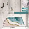 Alfombrilla de Suelo de Bucle de Seda Hueca Transpirable de Venta Caliente Transfronteriza Alfombrilla Drenante de Agua para Baño Alfombrilla para Ducha Alfombrilla de Baño