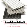 Paneles de Rejilla WPC Transfronterizos para Decoración de Pared de Fondo de Sala de Estar Interior, Paneles de Pared de Rejilla de Madera Plástico PVC con Forma de Ola