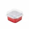 Caja de Empaque para Pastel de Chocolate Lava de 150 ml Cuadrada Grado Alimenticio Tiramisú para Hornear Caja de Empaque al Mayoreo