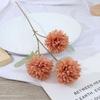 Crisântemo de Três Cabeças Casamento Flor Artificial Crisântemo Ping Pong Casamento Salão Flor Artificial Arranjo de Flores de Chão Arranjo de Cena Arranjo de Flores Parede de Flores Arranjo de Flores