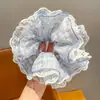 Gasa de Burbujas Coreana Scrunchie Floral Fresco Estilo Nuevo de Primavera Temprana Accesorio para el Cabello Estilo Bosque de Alta Gama Hecho a Medida