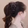 Pinza para el Cabello de Tiburón de Cristal Esponjoso Estilo Coreano para Mujer 2026 Nuevo Pinza Versátil para Moño Accesorio para el Cabello