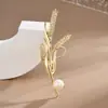 Broche sentido sênior nicho versão coreana de zircônio trigo corsage de alta qualidade criativo acessórios de vestuário acessórios de casaco à vista atacado