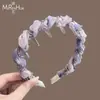 Diadema Tejida de Malla Cristalina Estilo Coreano Suave para Mujer, Versátil para el Uso Diario, Aumenta la Altura de la Coronilla, Hace que el Cabello se Vea Más Abundante, Diadema, Pinza para el Cabello