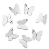 Colar Pulseira Borboleta Mini Liga Pingente Pequeno Acessórios de Joia DIY D2109