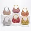 Bolsa de Acrílico con Pedrería Transfronteriza Europea y Americana Mini Calcomanía Infantil Bolsa de Diamantes Bolso de Mano Pequeño Bolso de Hombro Monedero Bolsa Brillo Diamante
