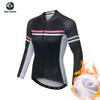 Xintown Roupa de Ciclismo Outono/Inverno Conjunto de Ciclismo Feminino Conjunto de Manga Longa com Absorção de Umidade