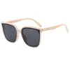Gafas de Sol para Mujer Estilo Coreano Celebridad de Internet Cara Grande Adelgazantes Elegantes Montura Grande Anti-UV Para Posar Gafas de Sol de Moda de Alta Gama