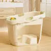 Bañera para Niños, Cubo de Baño para Bebé, Tina de Baño para Bebés de Grosor Ultra, Bañera Sentado Engrosada, Tina de Baño para Niños