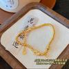 Collar de clavícula de princesa de Vietnam Shajin Escape con colgante de borla de amor y lazo para mujer, cadena de clavícula recta de larga duración