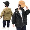Ropa infantil abrigo para niños Primavera y Otoño Nuevo estilo estilo occidental niños calle frita primavera cortavientos con capucha abrigo para niños