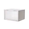 Caja de Zapatos Aj Macarrón Transparente Apertura Lateral Caja de Almacenamiento Antioxidación Pared de Zapatos Gabinete de Zapatos a Prueba de Polvo Almacenamiento Plegable