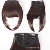 Venta caliente de comercio exterior con patillas, flequillo de aire, patillas de una pieza, adaptador de cabello, flequillo de fibra sintética