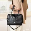 Bolsa Feminina Texturizada de Alta Qualidade com Grande Capacidade, Nova Moda 2026 Versátil Bolsa Transversal de Couro Macio, Bolsa de Mão, Bolsa Tote para o Dia a Dia