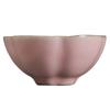Taza de té de horno rosa Ru, juego de taza personal blanco luna, apertura de té, taza maestra, tazón de té de porcelana Ru