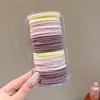 Gomas para coleta alta infantiles en caja, suaves, muy elásticas, duraderas, para el cabello de niñas, gomas para el cabello de niñas de verano