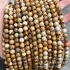 Joyería Anqi, cuentas sueltas de piedra natural con imagen, accesorios de joyería para hacer tú mismo, pulseras, cuentas, collares, venta al por mayor