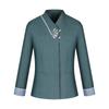 Roupas de trabalho de limpeza de propriedade casaco hotel shopping limpador outono e inverno roupas de limpeza roupas duplas manga longa logotipo