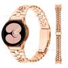Adequado para Samsung Watch6/7 Fino Fivela de Estilingue de Três Contas Pulseira de Aço Watch5/4 Interface Especial Pulseira de Relógio