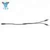 Cable de alimentación DC DC 1 Arrastre 2 1 minuto 2 Cabezal de fuente de alimentación DC 1 entrada 2 salidas Línea de distribución de alimentación centralizada LED 2.1mm