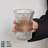 Vasos de Vidrio Estilo Chino para Uso en Casa, Vasos de Té con Aislamiento Térmico y Anti-Escaldaduras, Juego de Vasos para Invitados en la Sala de Estar, Vasos para Jugos, Vasos para Café