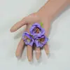 Flor de la mañana cadena simulación trompeta flor horquilla flor tocado accesorios corona hacer bonsái empaque de regalo caja de flores con flores