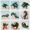 Yu Meiren DIY Cristal Epoxi Rana de Pascua Lagarto Caracol Animales Pequeños Adornos Molde de Silicona