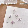 Nueva Joyería para Uñas Cruzadas Estilo Popular de Celebridad de Internet Joyería de Aleación DIY Diamante Rosa Joyería para Uñas Estilo Retro