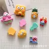 Explosiones Lindo Bob Esponja Calzoncillos Patricio Serie Gel Crema diy Funda para Teléfono Pasador Llavero Accesorios de Resina