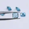 Suministro Directo de Fábrica Biselado Cuadrado 106 # Espinela Cuadrada Pequeña Octogonal Piedra Preciosa de Espinela Azul Es Resistente a Altas Temperaturas y Se Puede Cerar
