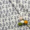 Tela suave y agradable para la piel, de otoño e invierno, "Jin Yun Silk", terciopelo Lisi de 21 pits, con estampado floral pequeño.