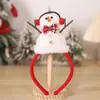 Decoraciones para actuaciones de fiesta de Navidad Mingguan regalos para niños suministros de Navidad hebilla para la cabeza banda para el cabello combinación fabricantes venta al por mayor