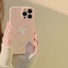 Funda para iPhone 12 Pro Max con dibujos animados originales, color rosa miel, para parejas de 11 y 14 pulgadas, suave y con diseño de 14 pulgadas.
