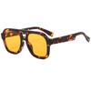 24 Gafas de Sol de Moda Casual con Doble Puente Unisex para Deportes al Aire Libre Protección Solar Personalizadas Europa y América