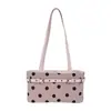 2026 Nova Bolsa Tote Estilo Coreano Exquisita de Bolinhas Grande Capacidade Bolsa de Mão para o Trabalho Personalidade Descontraída Bolsa de Ombro Único