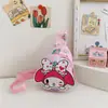 Nova marca de moda mochila infantil desenho animado fofo meninos e meninas bolsa de ombro transversal Coreia do Sul ultraleve bolsa de peito infantil atacado